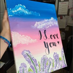 I love you painting
